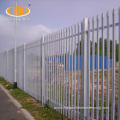 Durable pvc coated security steel palisade fence panels